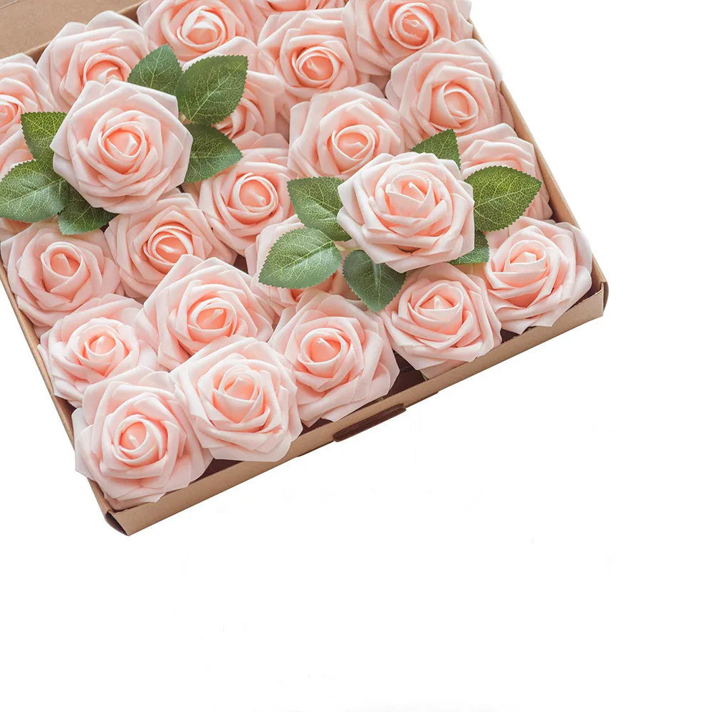 Rose Artificial Foam Flowers (10–100 pcs) — Wedding, Centerpieces & Gifts