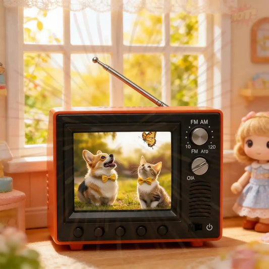 Mini Retro HD Tiny TV - 8GB Storage