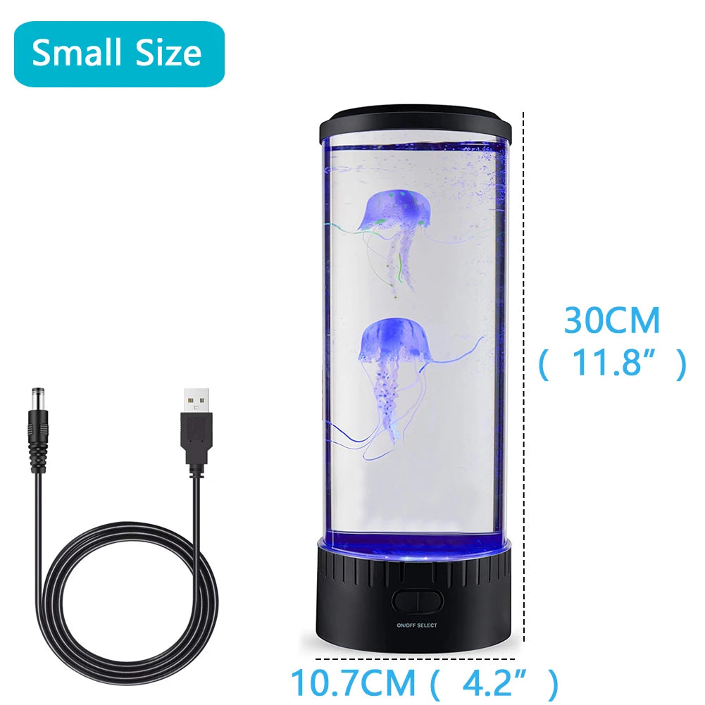 Remote Control Color Changing Jellyfish Lamp