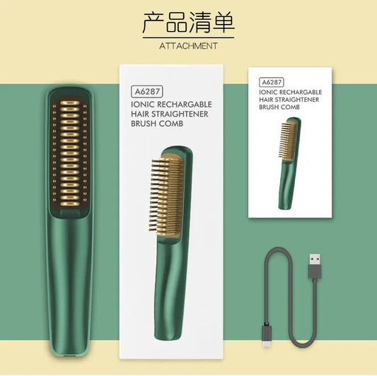 Mini Portable Cordless Hair Straightener