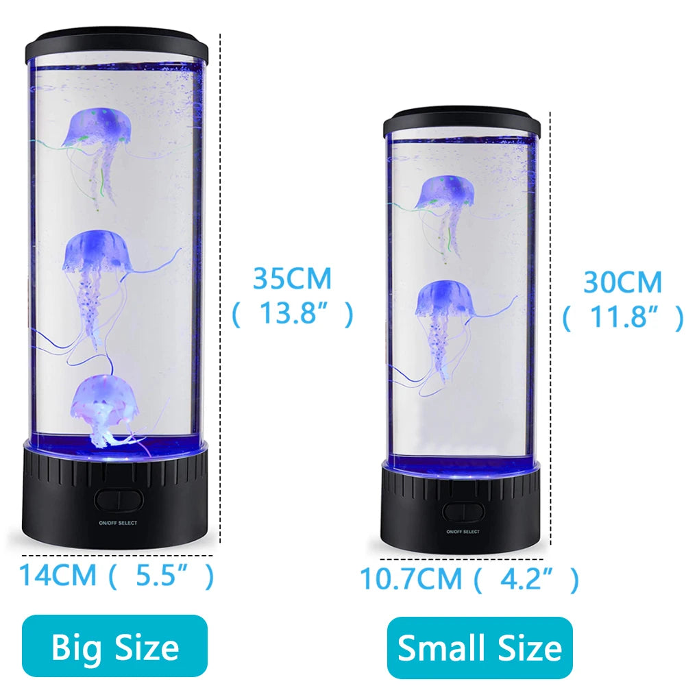 Remote Control Color Changing Jellyfish Lamp