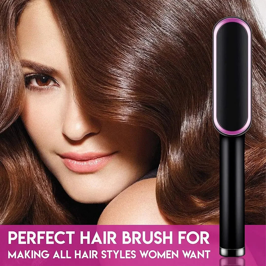 Professional Thermostatic Hair Straightening Brush