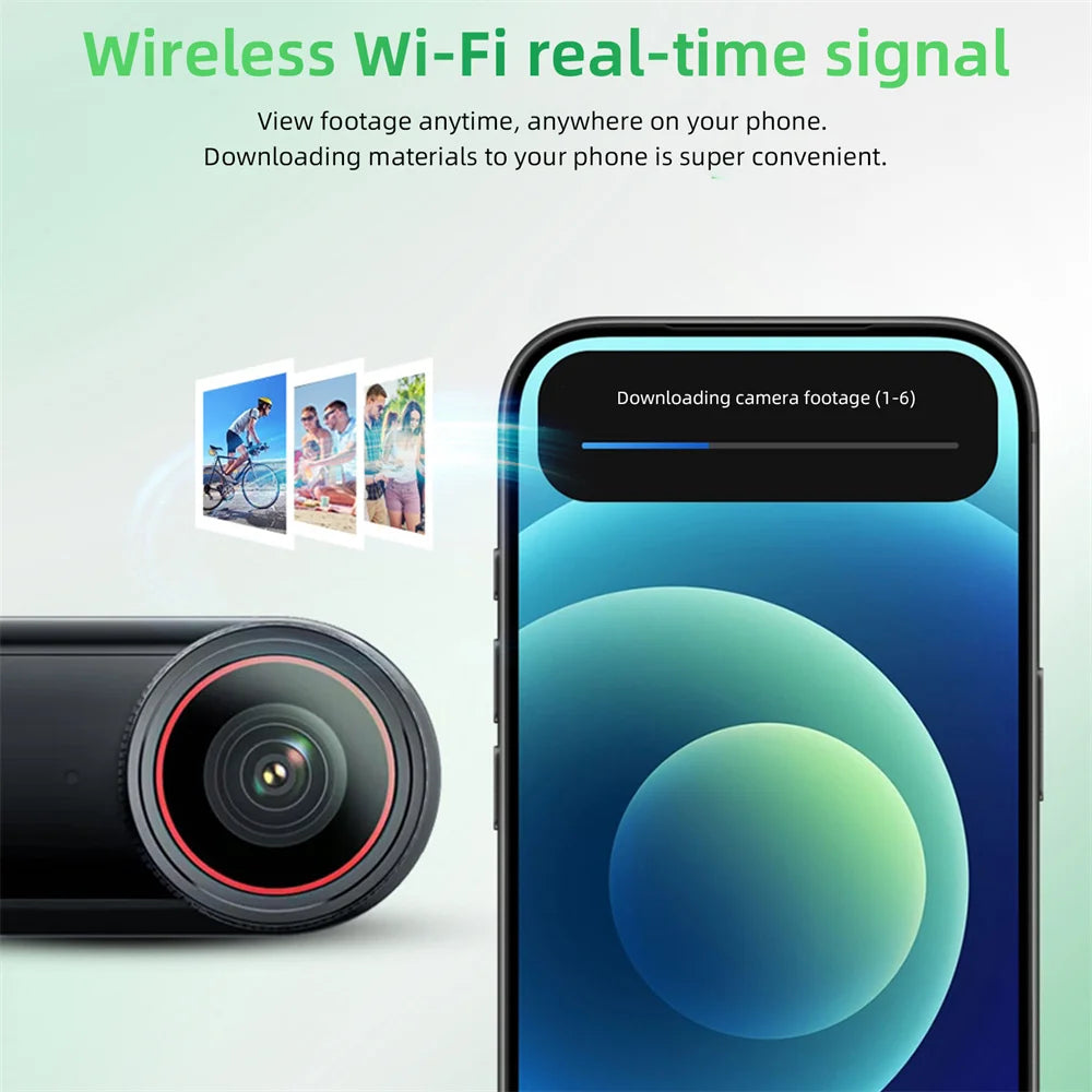 4K Magnetic Thumb Action Camera with Screen