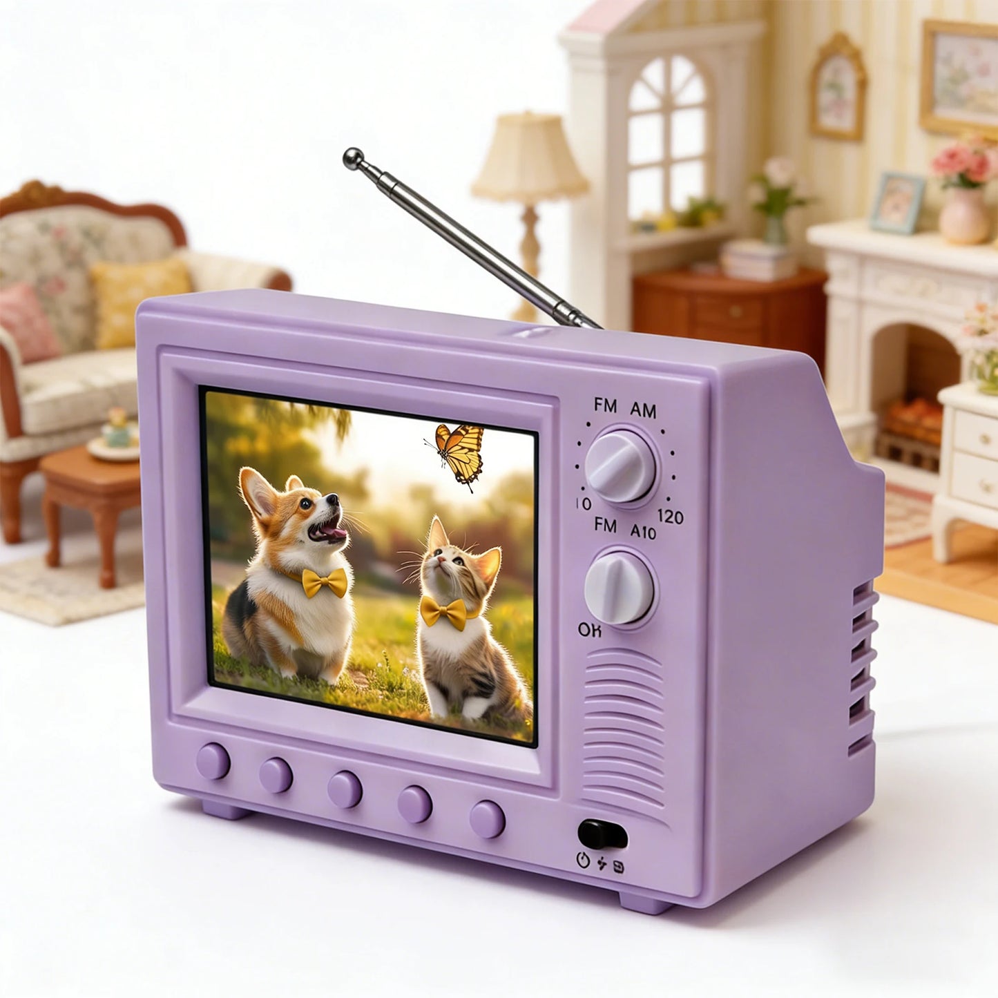 Mini Retro HD Tiny TV - 8GB Storage