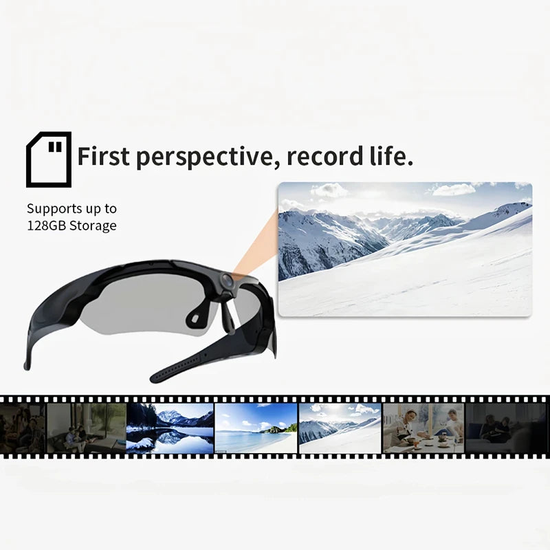 1080P HD Smart Camera Sports Glasses