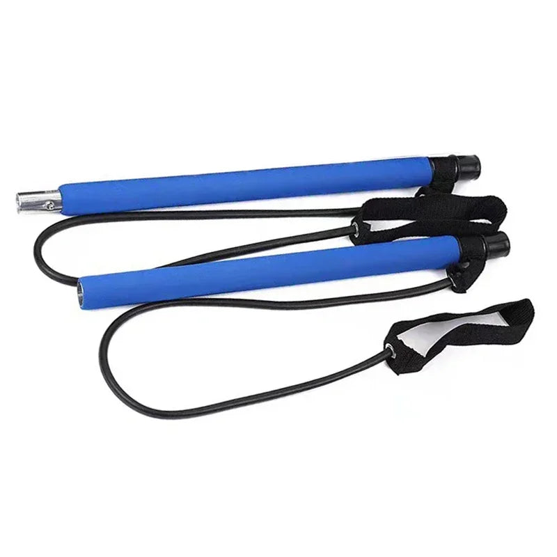 Adjustable Pilates Bar with Resistance Bands
