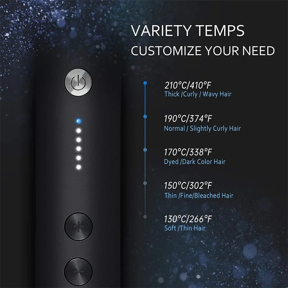Professional Thermostatic Hair Straightening Brush