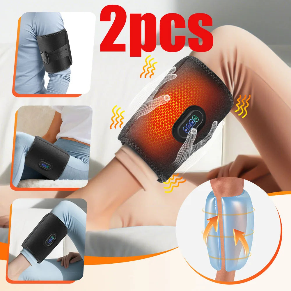 Cordless 360° Airbag Compression Leg Massager (3 Modes, Heating)