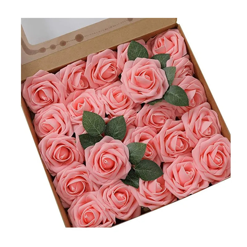 Rose Artificial Foam Flowers (10–100 pcs) — Wedding, Centerpieces & Gifts