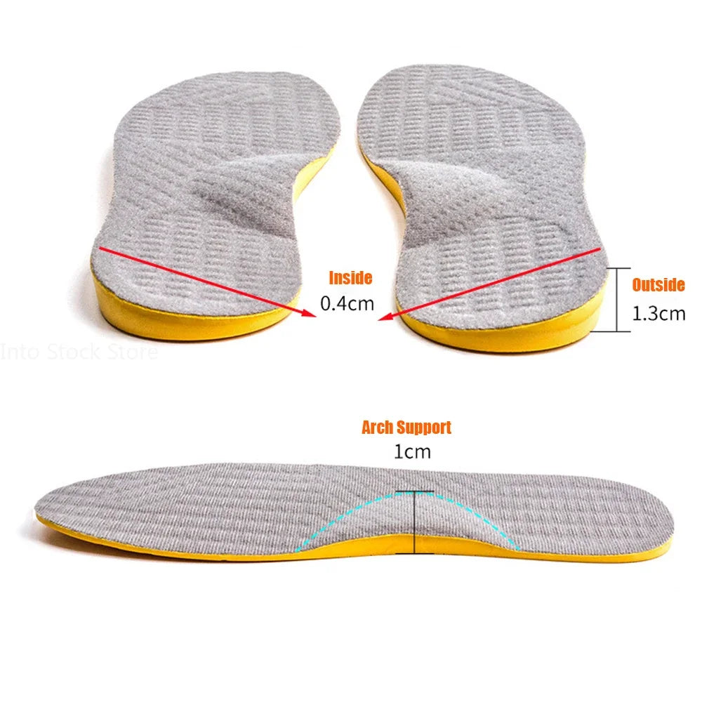 Arch Support Orthopedic Insoles (Flat Foot Correction, X/O Valgus) — Women/Men/Children