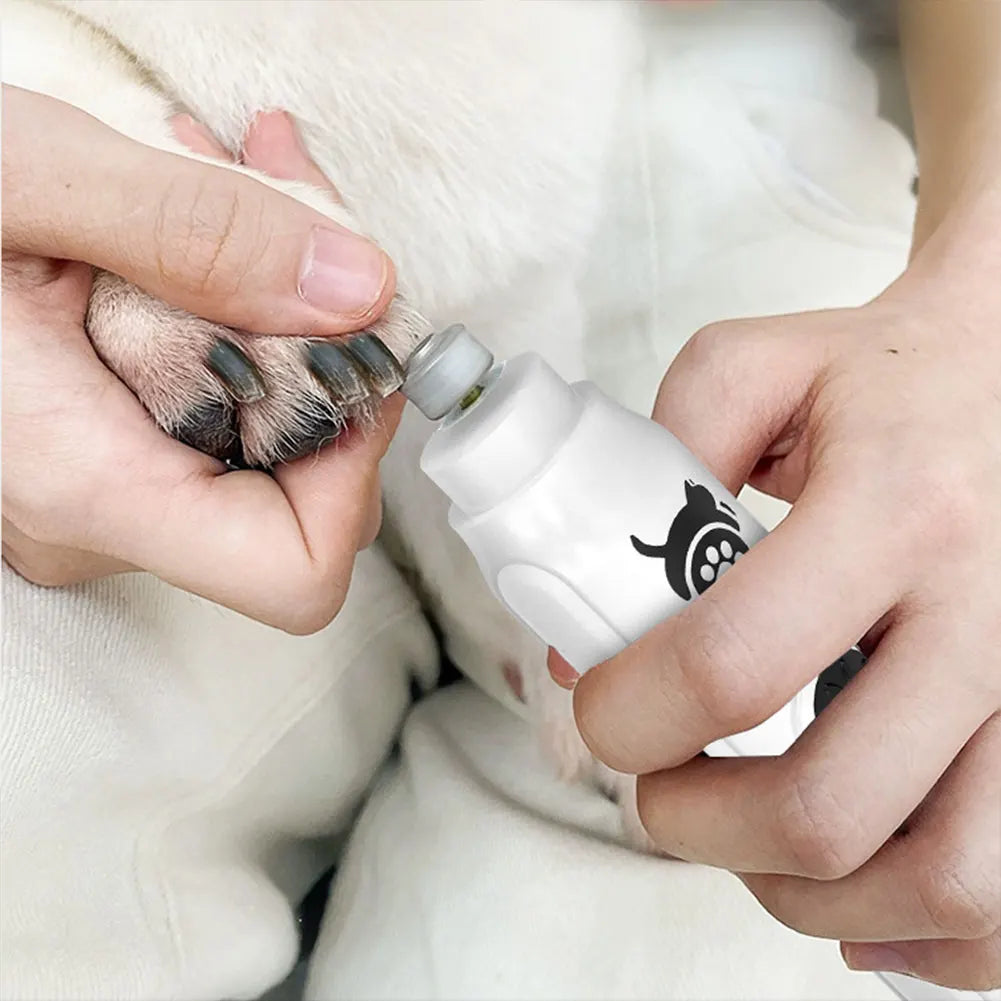 3-Speed Electric Pet Nail Grinder & Rechargeable Trimmer