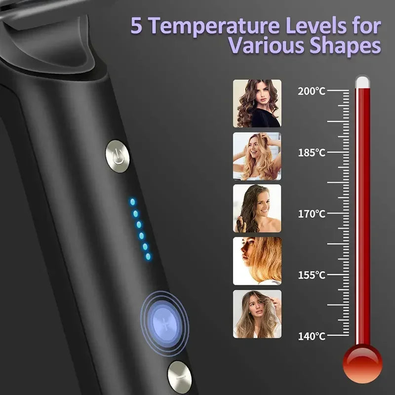 Professional Thermostatic Hair Straightening Brush