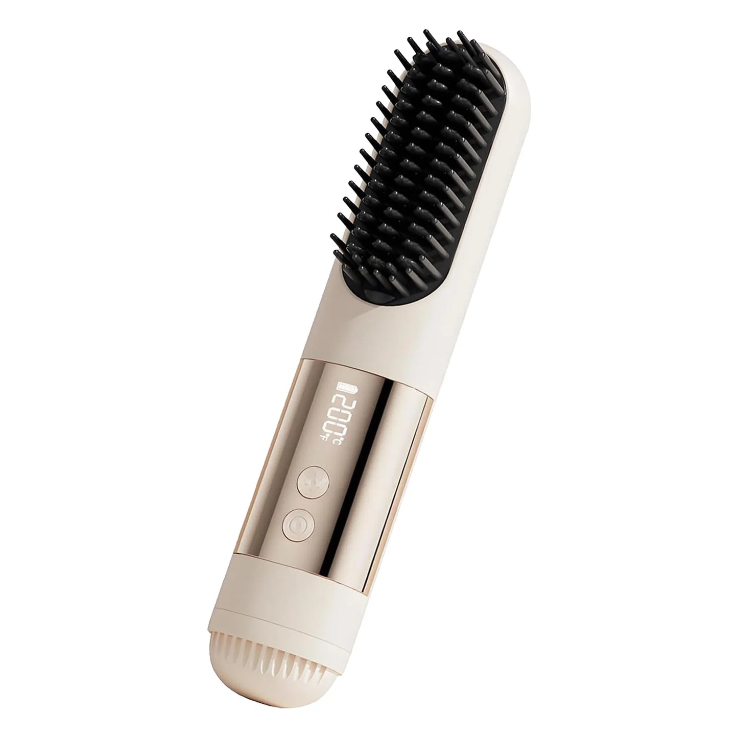 Cordless Hair Straightening Brush - USB Rechargeable