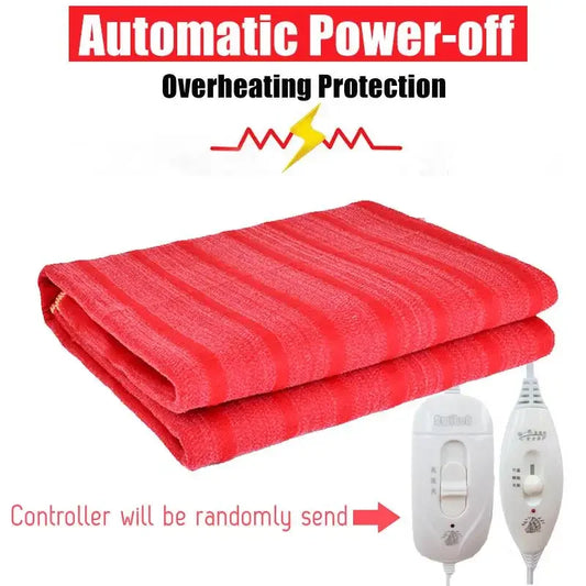 150×70cm / 150×130cm Electric Heating Blanket (220V, Thermostat) — Winter