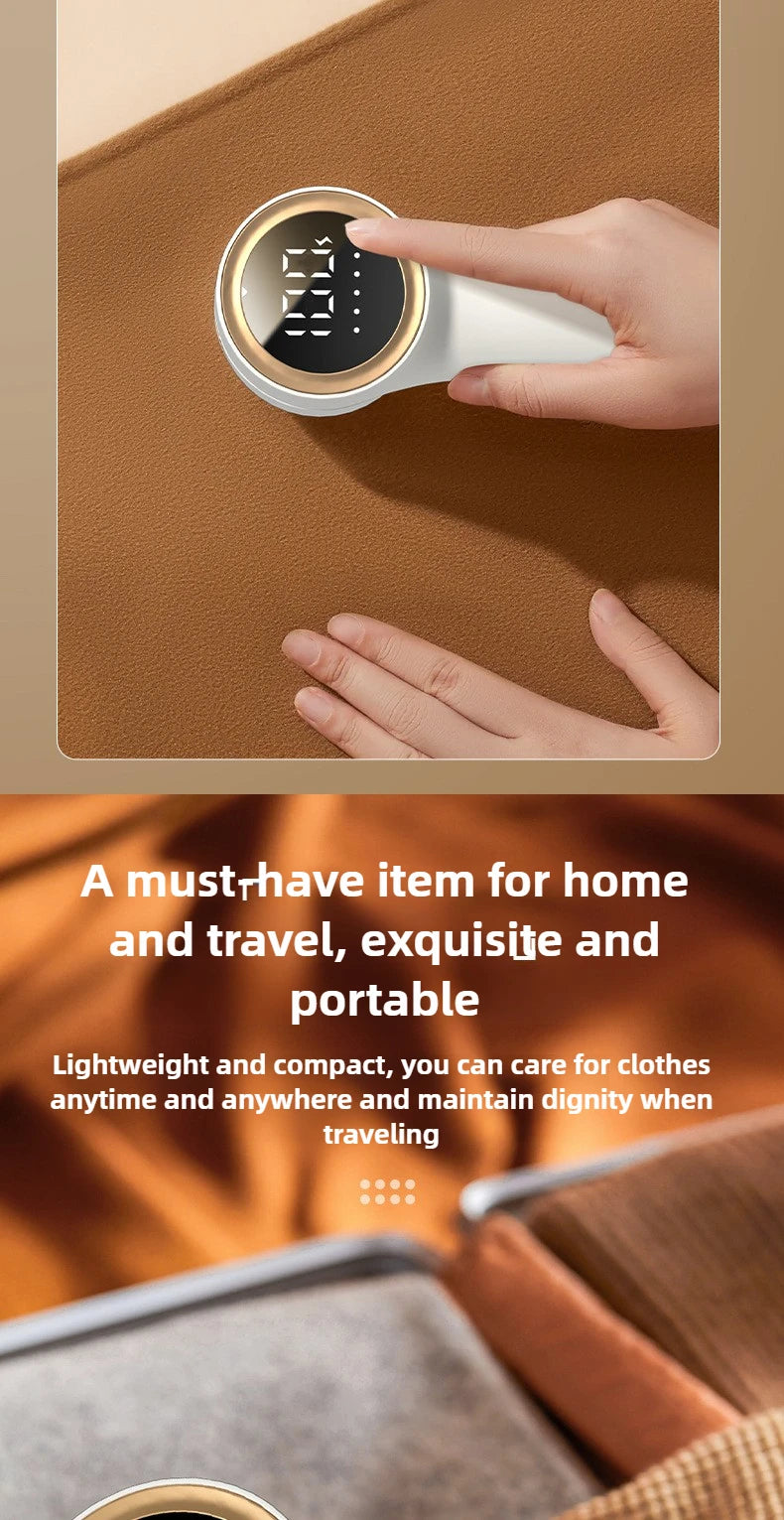 Digital Display Electric Lint Remover