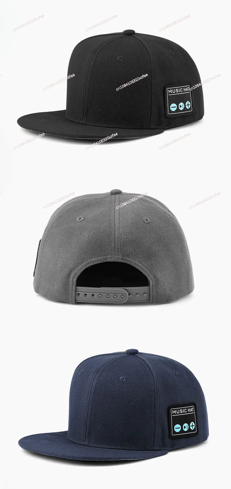 Wireless Bluetooth 5.4 Dual-Speaker Sports Music Hat