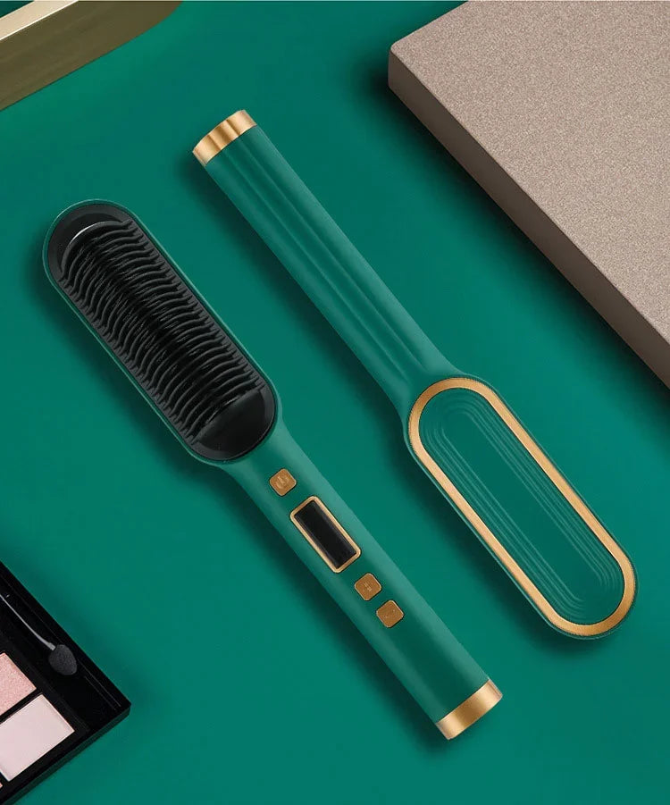 Professional Thermostatic Hair Straightening Brush