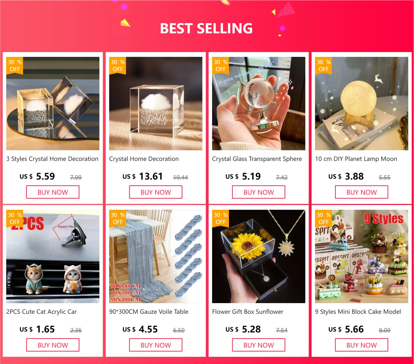 Sunflower Necklace Gift Box — Simulated Flower Gift for Girlfriend/Mom