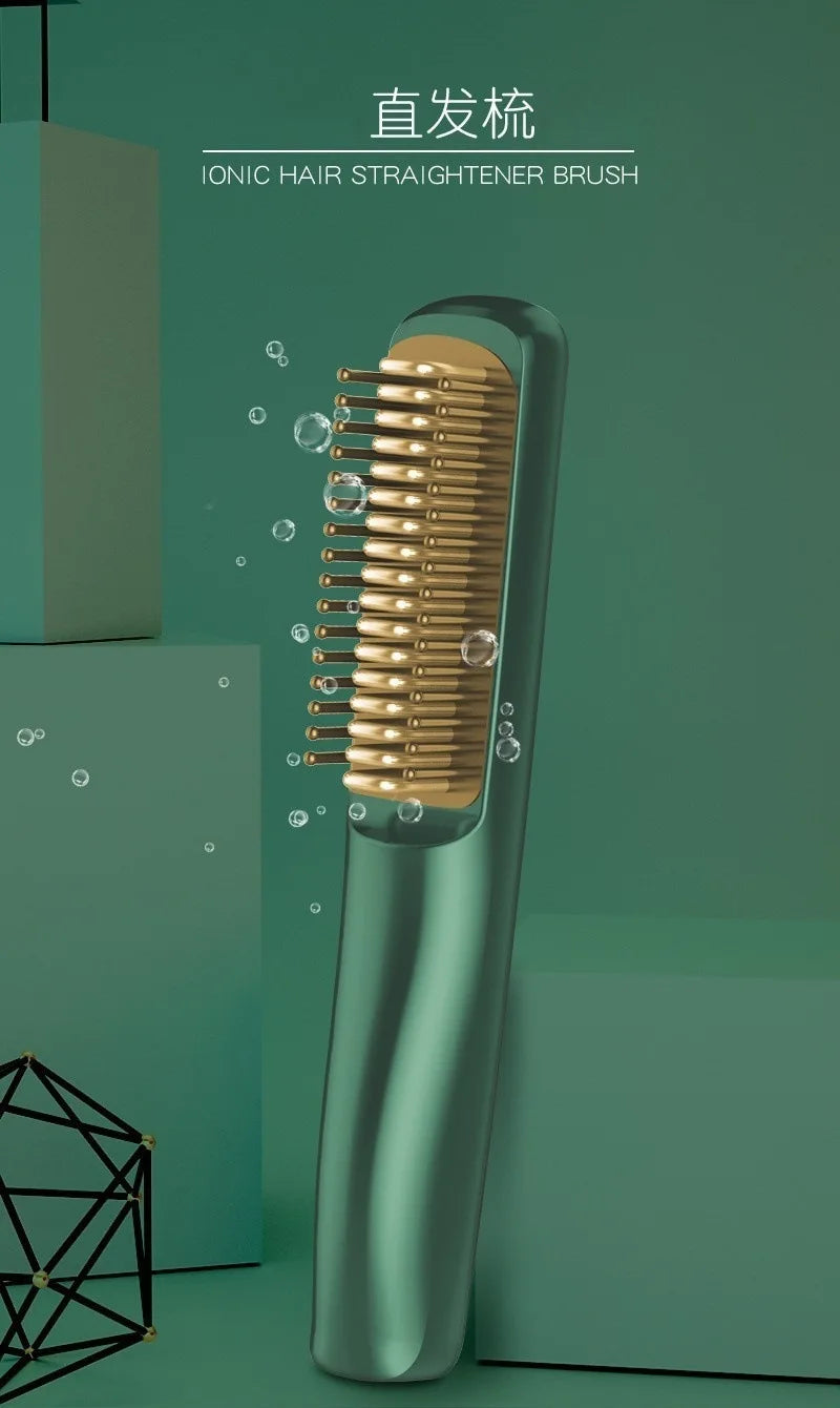 Mini Portable Cordless Hair Straightener