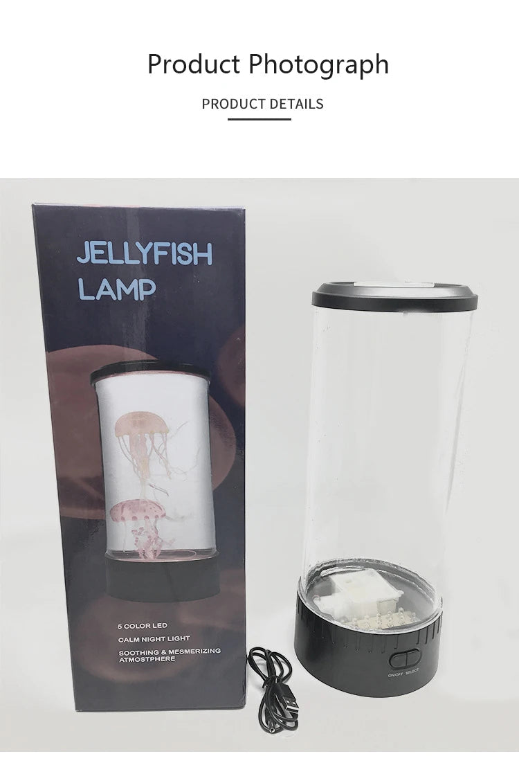 Remote Control Color Changing Jellyfish Lamp