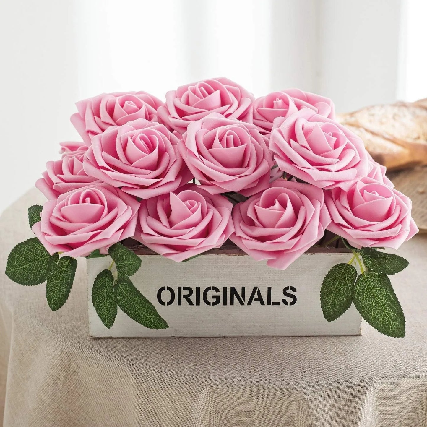 Rose Artificial Foam Flowers (10–100 pcs) — Wedding, Centerpieces & Gifts